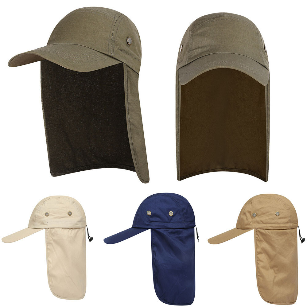 APL Parasole Cappellino Pesca Cappello Snapback Caps Orecchio Viso Collo Copertura 
