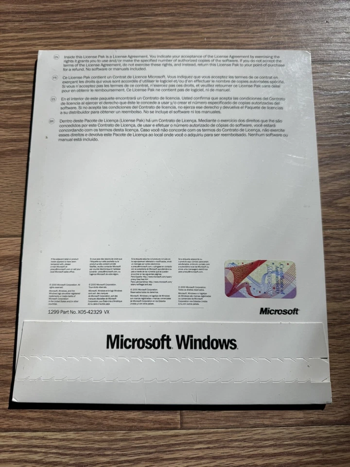 Microsoft Windows 2000 Server - 20 Client License Pak Only - Image 2 of 2