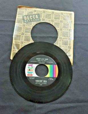Vincent Bell - Airport Love Theme/ Marilyn's Theme #32659/ 45rpm Vinyl Single 7''