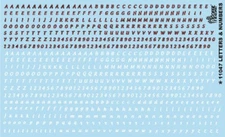 Gofer Racing 11047 x 1/24-1/25 Letters & Numbers (Red & White) decals 