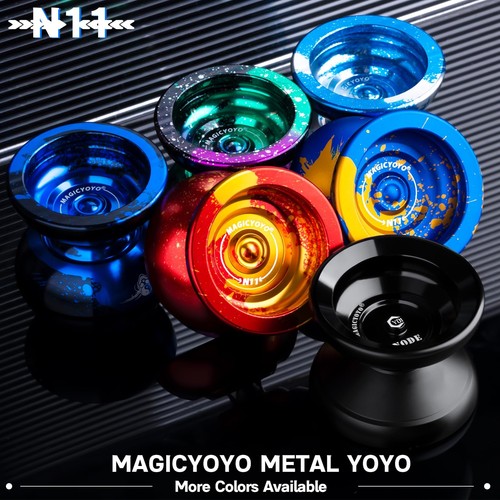 MAGICYOYO Professional Unresponsive Yoyo N11 Dual Purpose Alloy Aluminum Yoyo - Picture 2 of 9