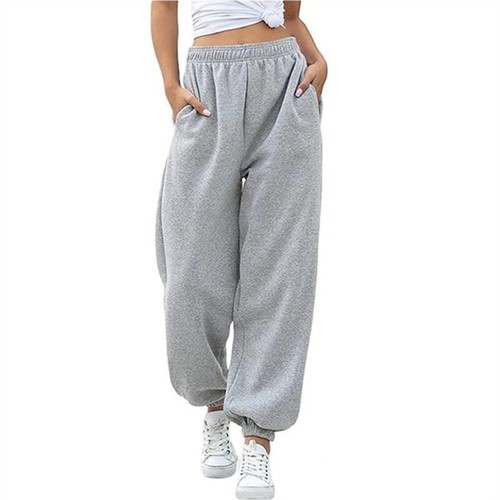 Stylish High Rise Women s Jogger Pants Workout Baggy Sweatpants with Pockets - Picture 20 of 38