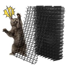 16 x 8 Inch Cat Deterrent Outdoor Scat Mat for Cats with Strips Digging Stopp...