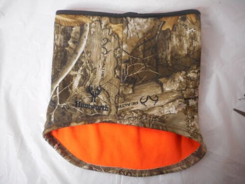 Huntworth Realtree Heavy Weight Fleece Neck Gaitor Blaze Orange Face Mask 1 SIZE - Picture 3 of 8