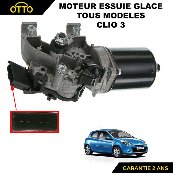 Partsline Scheibenwischermotor Vorne LHD Aluminium FüR Renault Clio III 12V-image
