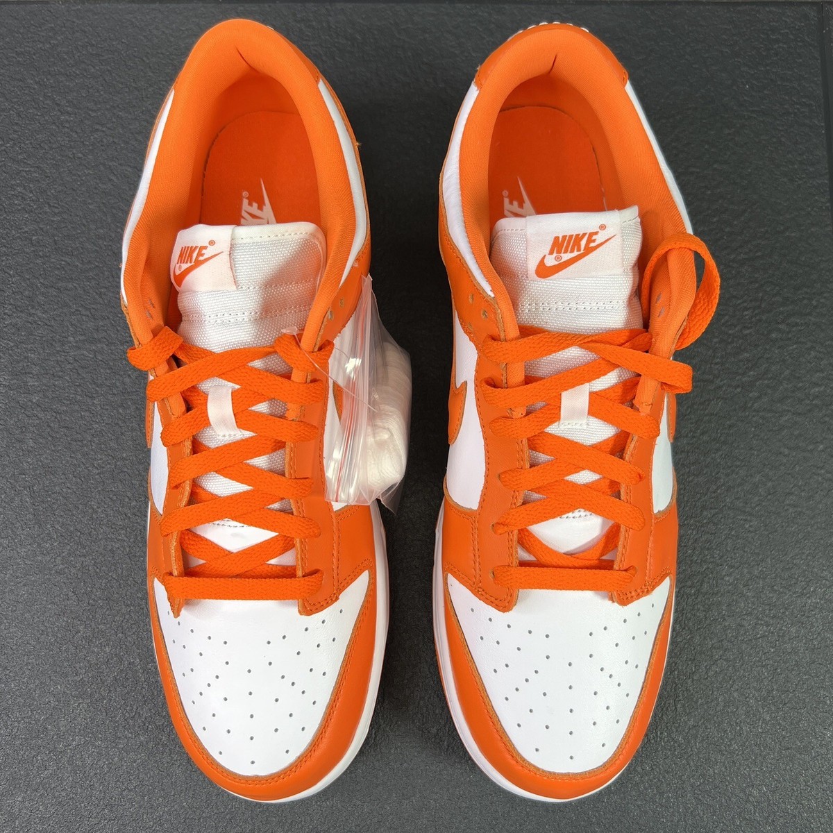 Nike Dunk Low SP SYRACUSE Size 14 Mens Orange White Sneakers