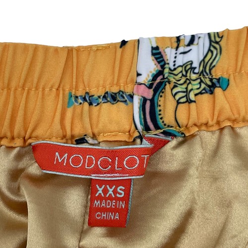 Modcloth Anthropologie Pferd Karussell Midi A-Linie Rock Taschen gelb XXS US 00 - Bild 10 von 12