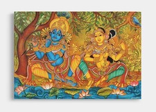 Art Mural Religieux Sur Toile Encadré (20x14 Pouces) Décor Murale Œuvre D'Art