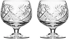 Neman GB5290G (2PCS) Set of 2 Hand Made Vintage Crystal Glasses