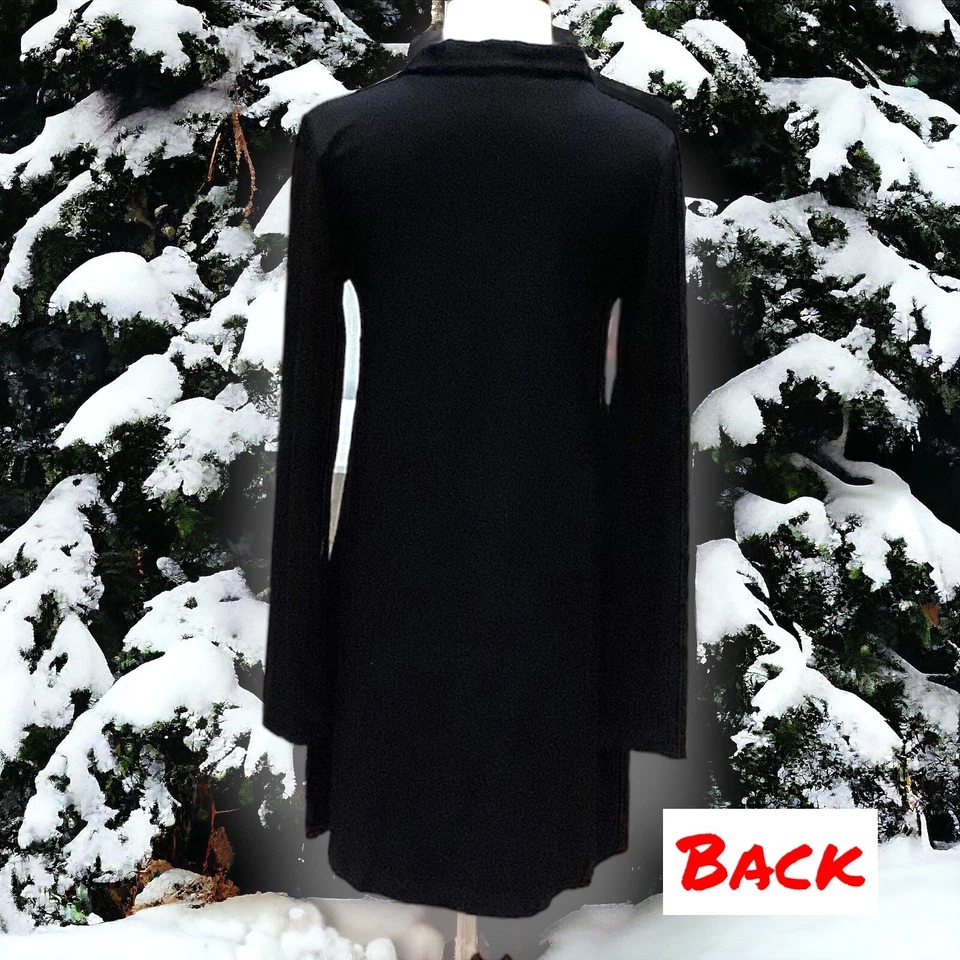 Flowers By Zoe 女孩中号连衣裙长袖针织束腰二手二手状况完好旅行者 — 第 2/4 张图片