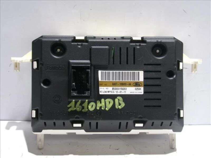 AA6T-18B955-AA central dashboard display for FORD FIESTA 1.4 TDCI 2011 90343 - image 2 of 4