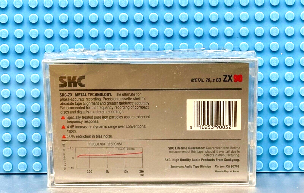 ℳ SKC ZX 90 VS II TYPE IV METAL BLANK CASSETTE TAPE (1) (SEALED) | eBay