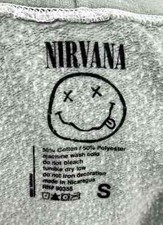 NIRVANA Incesticide Graphic Print Hoodie in sea-foam green - Unisex Size Small