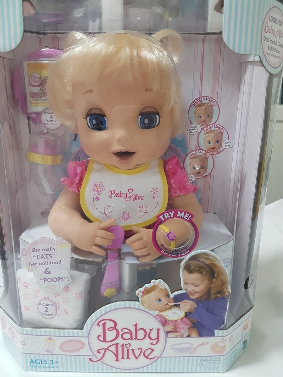 Baby Alive Soft Face 2006 New Blonde Read Same Doll In All Lists