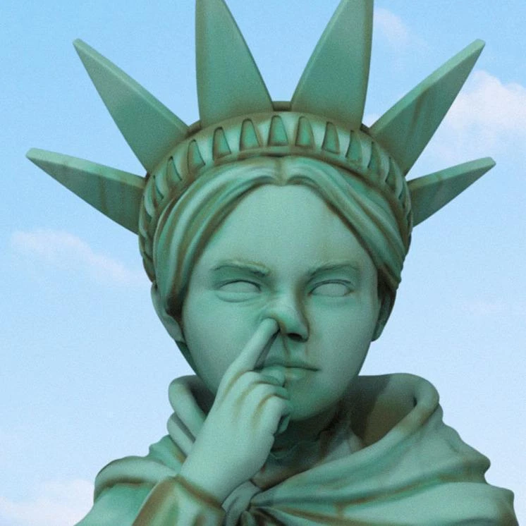 Mighty jaxx Banksy Liberty Girl Polystone Art Toy Limited freedom edition Japan