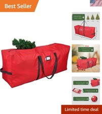 Durable 9 Ft Christmas Tree Storage Bag with Zipper and Reinforced Handles