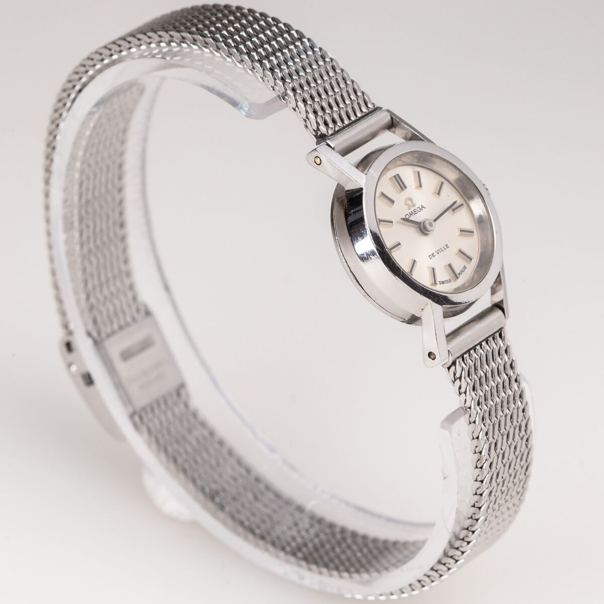 Omega De Ville Ladies Manual Vintage Silver Women Cocktail Omega De Ville Ladies Manual Vintage Silver Women Cocktail