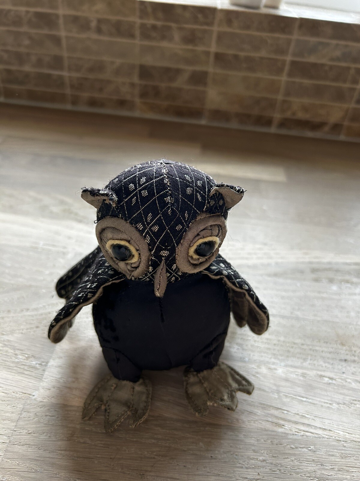 Dora Designs Owl Paperweight Oliver Wise Jnr Bird Fabric Desk Tidy eBay