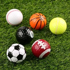Novelty Golf Balls Multi Ball Golf Game Indoor Outdoor Training Sports Fans Gift