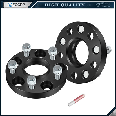 Pair 20mm Hubcentric Wheel Spacers 5x114.3 5x4.5 12x1.25 For Nissan For Infiniti