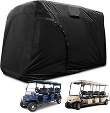 Golf Cart Cover 2/4/6 Passenger, 156"/144"/138"/125"/114"/95" Waterproof Golf Cl