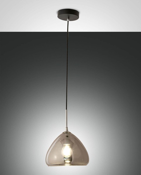 Fabas Luce Pendelleuchte Glow E27 Ø250Mm Verchromt-image