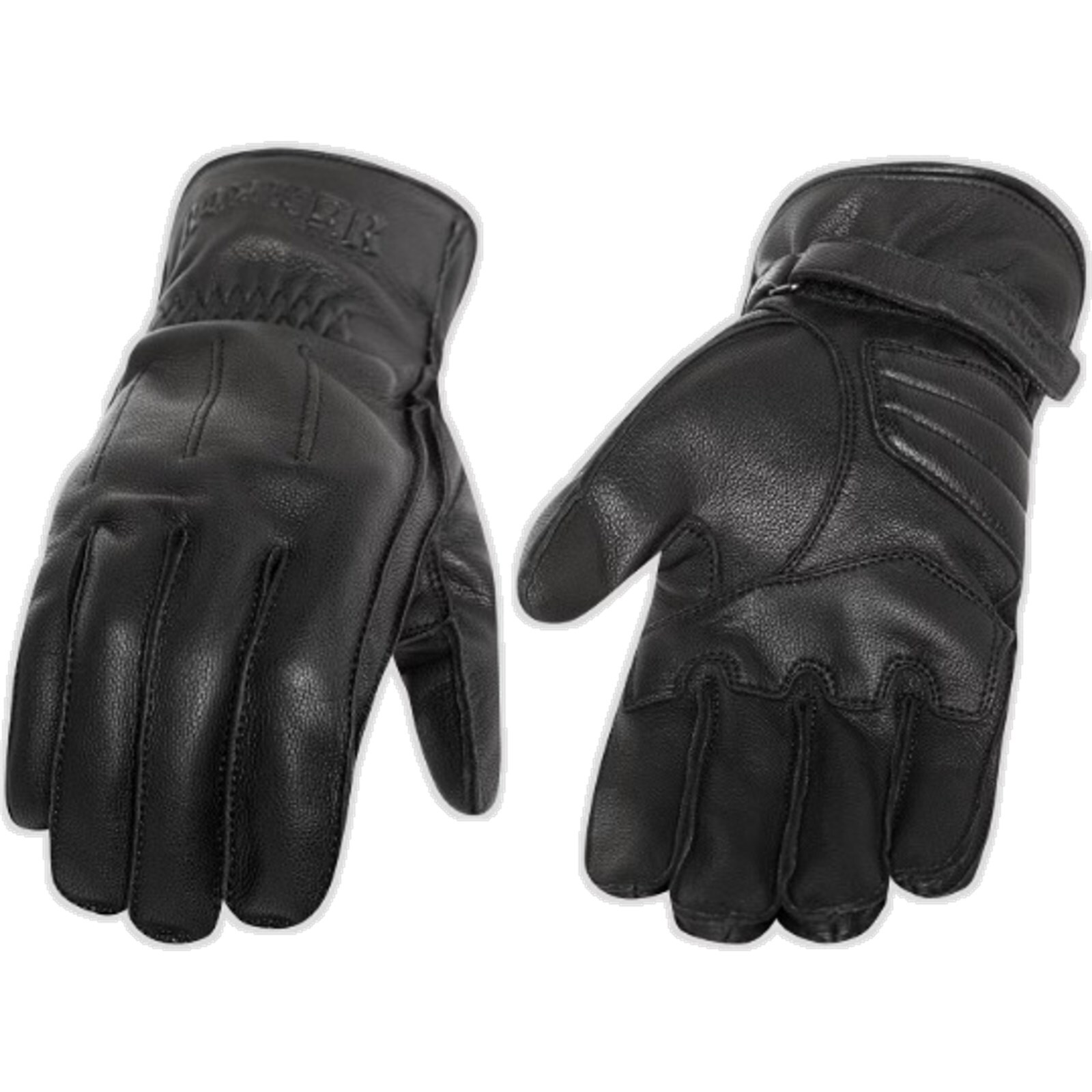 Rokker Men's Black Tampa Motorcycle Gloves - Image 2