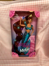 Jewel Hair Mermaid Midge Barbie Doll Longest Hair Ever 14589