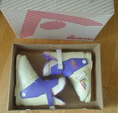 DACHSTEIN M30 Weiss/Viola Ski Boots, MENS SIZE 8 1/2, 27.5 cm, with ORIGINAL BOX