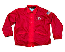Vintage Pla Jac Dunbrooke Jacket XXL Pine Bluff Mill USA Flag Workwear Red 90s