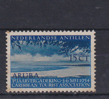 NETHERLANDS ANTILLES , 1954,  SG343 TYPE 55  15c BLUE & BUFF, MNH + GUM   CV £6+
