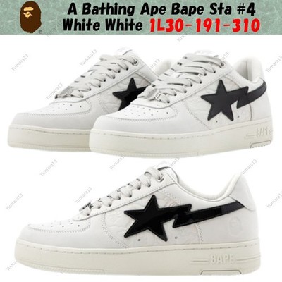 A Bathing Ape Bape Sta #4 weiß weiß 1L30-191-310 Herren Gr.
