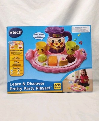 VTech Learn & Discover Pretty Party Playset NEW Sealed 6-36 Months 70+ Sounds