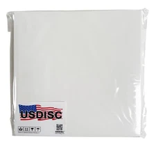 USDISC Record Jackets 7", 45 RPM, Cardboard, 350g (White) Lot