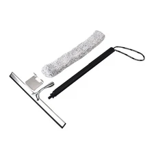 2 in 1 Telescopic Window Squeegee Kit for Home Glass and Mirror Cleaning