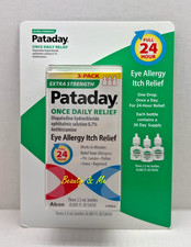 Pataday Extra Strength Once Daily Antihistamine Eye Drops, 7.5 ml Three 2.5ml