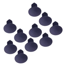 100x 9mm Bumper Clips Auto Car Hole Plastic Rivets Fastener Fender Push Pin B6