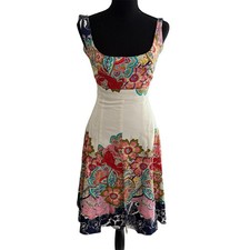 Nine West Summer White Floral S Church Preppy Clean Girl Coquette Classy