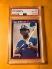 PSA 8 1989 DONRUSS #33 KEN GRIFFEY JR ROOKIE RC CARD