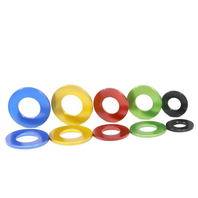#ad #ad Multi colored Aluminum 7075 Flat Washers Color Anodizing M3 M4 M5 M6 M8 M10 $11.56