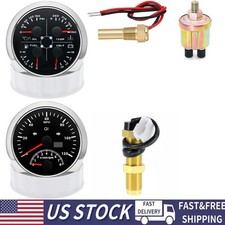 2 Gauge Set With Sensor 85mm Gps Speedometer 120mph Wtacho4 In 1 Gauge Us 2 Gauge Set With Sensor 85mm Gps Speedometer 120mph Wtacho4 In 1 Gauge Us