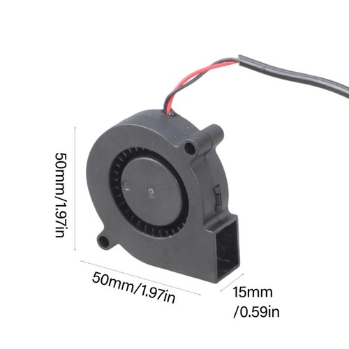 Low Noise 50mm 5V USB Cooling Fan 4300RPM Blower Fan For 3D Printer PC Repairs - Afbeelding 8 van 8