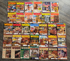 WOOD Home Woodworkers Magazine 33pc Lot 1998 to 2003 Better Homes And Gardens