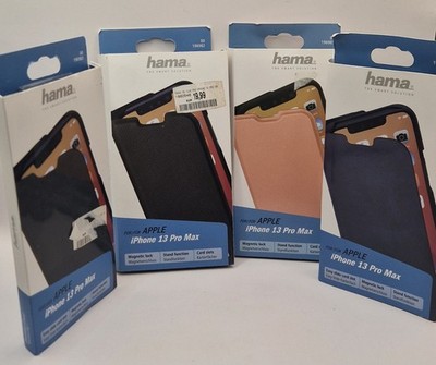 Hama Booklet Case Guard Pro Apple iPhone 13 Pro Max MagLock Stand Farbvarianten