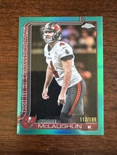 2025 Topps Chrome Chase McLaughlin Aqua /199 Refractor
