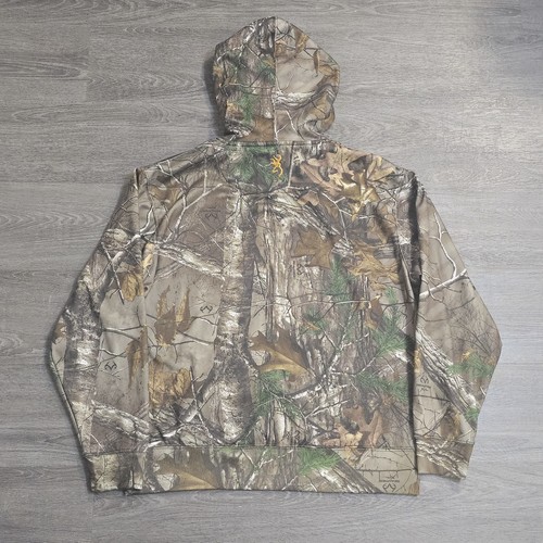 Browning Realtree Xtra Camo Performance Poly Hoodie Kapuzenpullover Herren Large - Bild 8 von 15