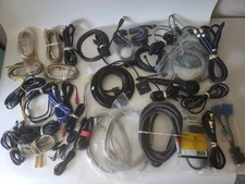 LARGE LOT of 42 Audio Video Cables Cords Parts A/V replacement AV adapters