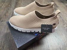Bernie Mev FX Sparky Slip on Memory Foam Sneakers Blush Pink Cream Shoes Euro 39