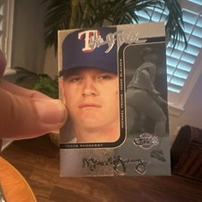 Topps Co-Signers 2006 Hank Blalock Michael Young Texas Rangers Autograph #19-C