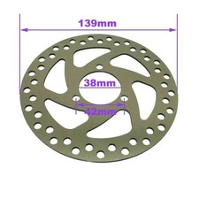 140mm 37mm Gas Scooter Brake Disc Rotor For 47cc 49cc Pocket Bike Mini Moto Quad